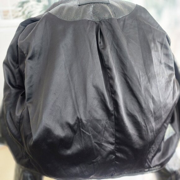 BLANK NYC Women's Patent Leather PUNK BIKER Jacket - Size Small - Picture 11 of 13